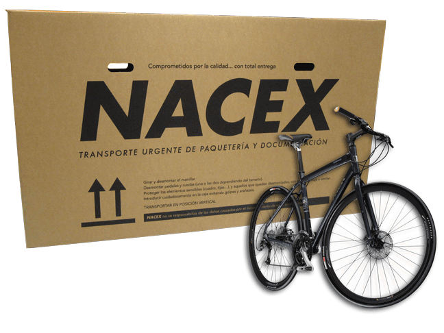 Envío de bicis por Nacex
