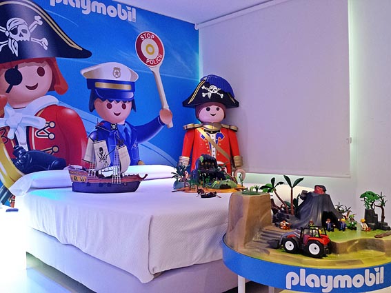 Habitación Playmobil. Foto: Hotel del Juguete