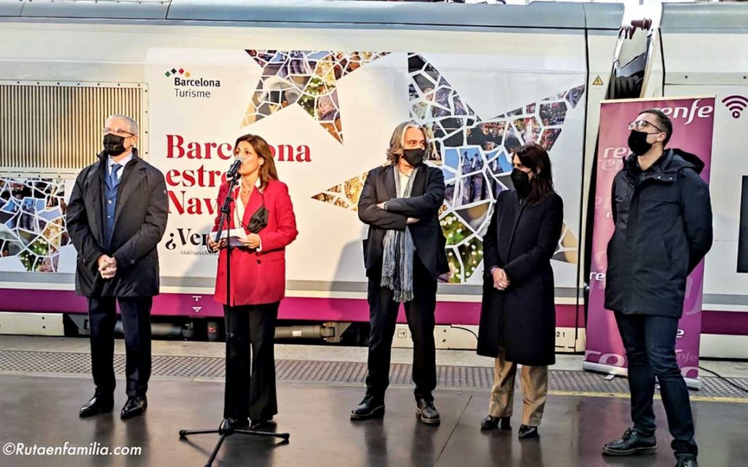 Barcelona presenta en Madrid su campaña de Navidad conjunta con Renfe