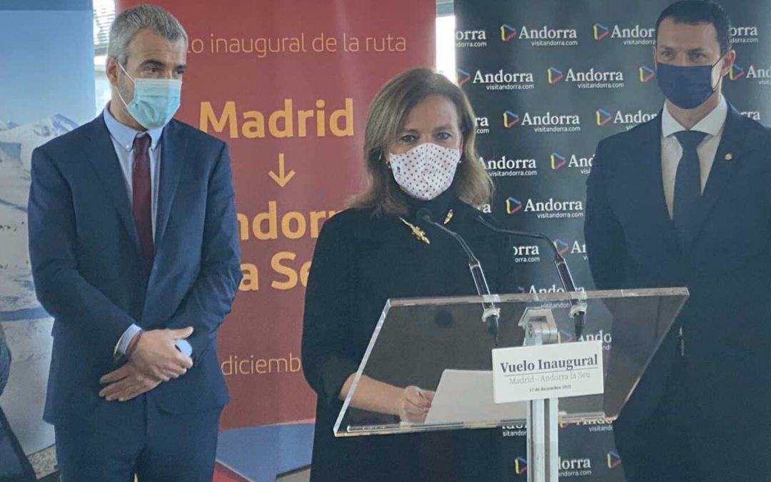 Madrid y Andorra conectadas por avión con vuelo directo