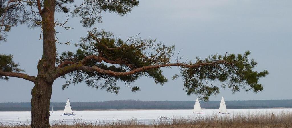 Navegar sobre hielo en Estonia 2