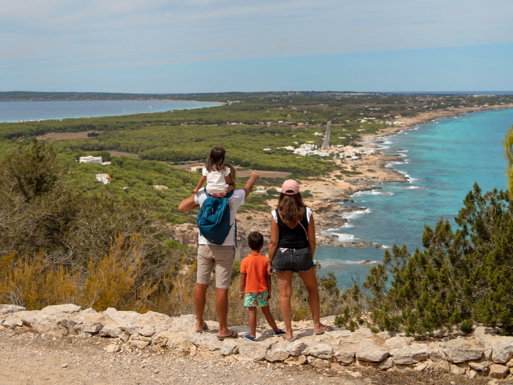 rutas senderistas en familia en Formentera