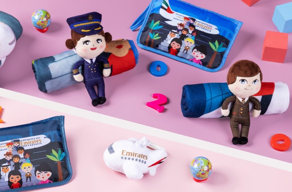 Nueva gama de juguetes para niños en la aerolínea Emirates