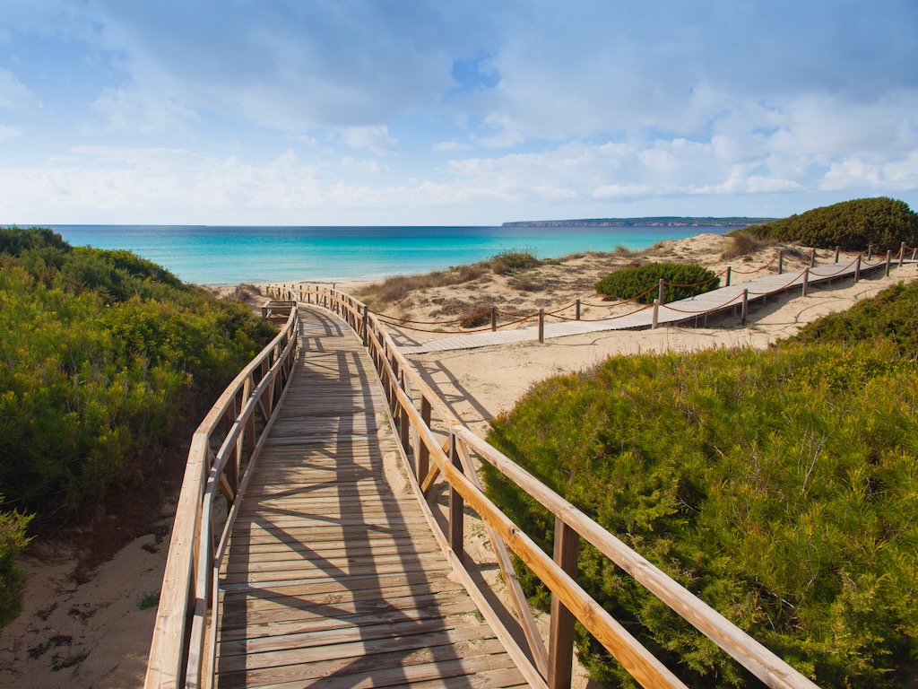 formentera playas familias turismo familiar dunas