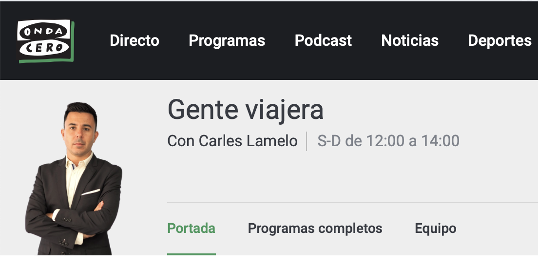 El programa Gente Viajera de Onda Cero entrevista a Ruta en Familia ...