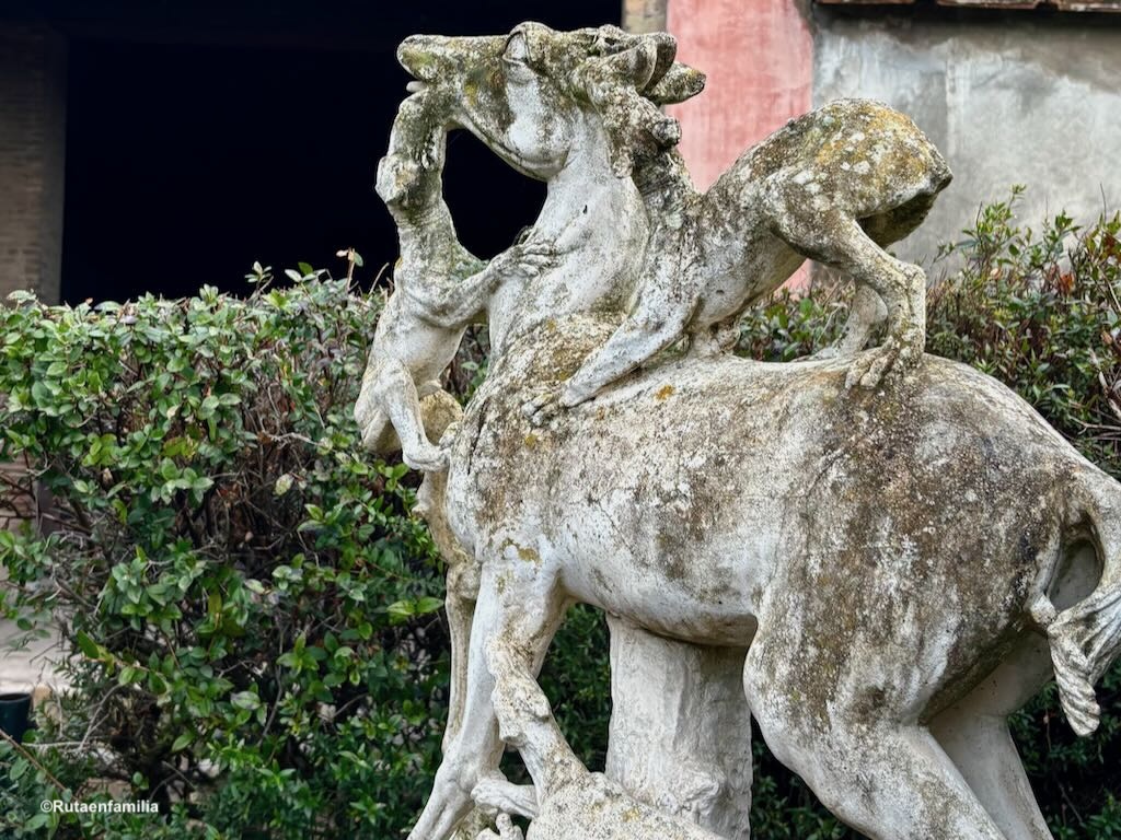 Casa del Ciervo en Herculano con decoración romana