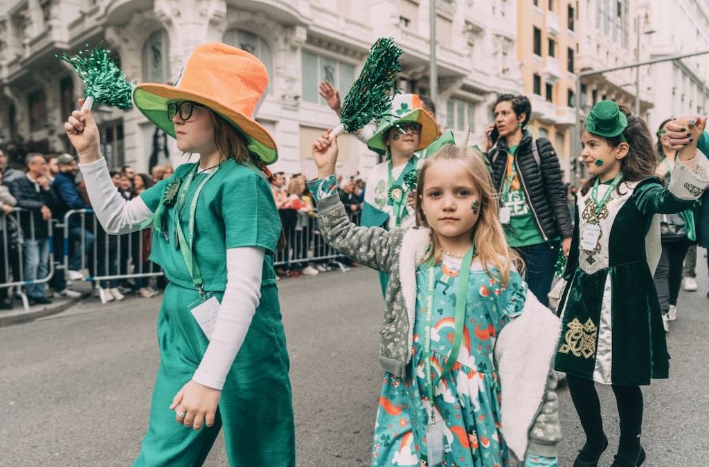 Celebración fiesta nacional de Irlanda