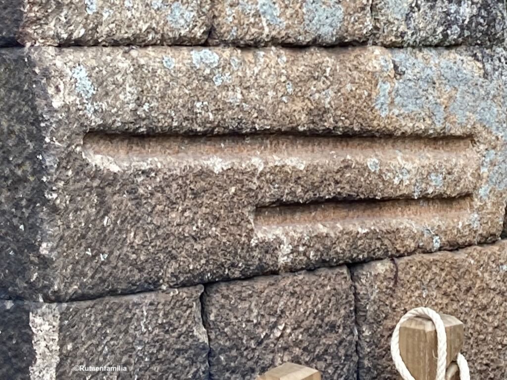 medidas medievales en piedra en Sortelha