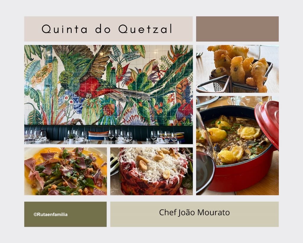 Almuerzo en Quinta do Quetzal