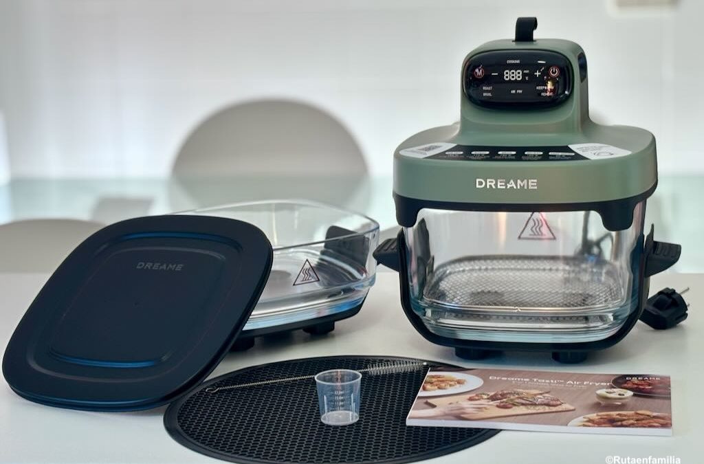 Dreame Tasti, la freidora de aire de cristal que facilita una alimentación saludable en vacaciones, segundas residencias y pisos de estudiantes