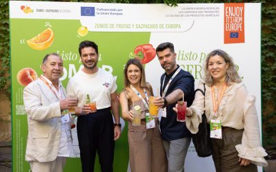 Los expertos reivindican el papel de los zumos y gazpachos en una alimentación saludable para toda la familia