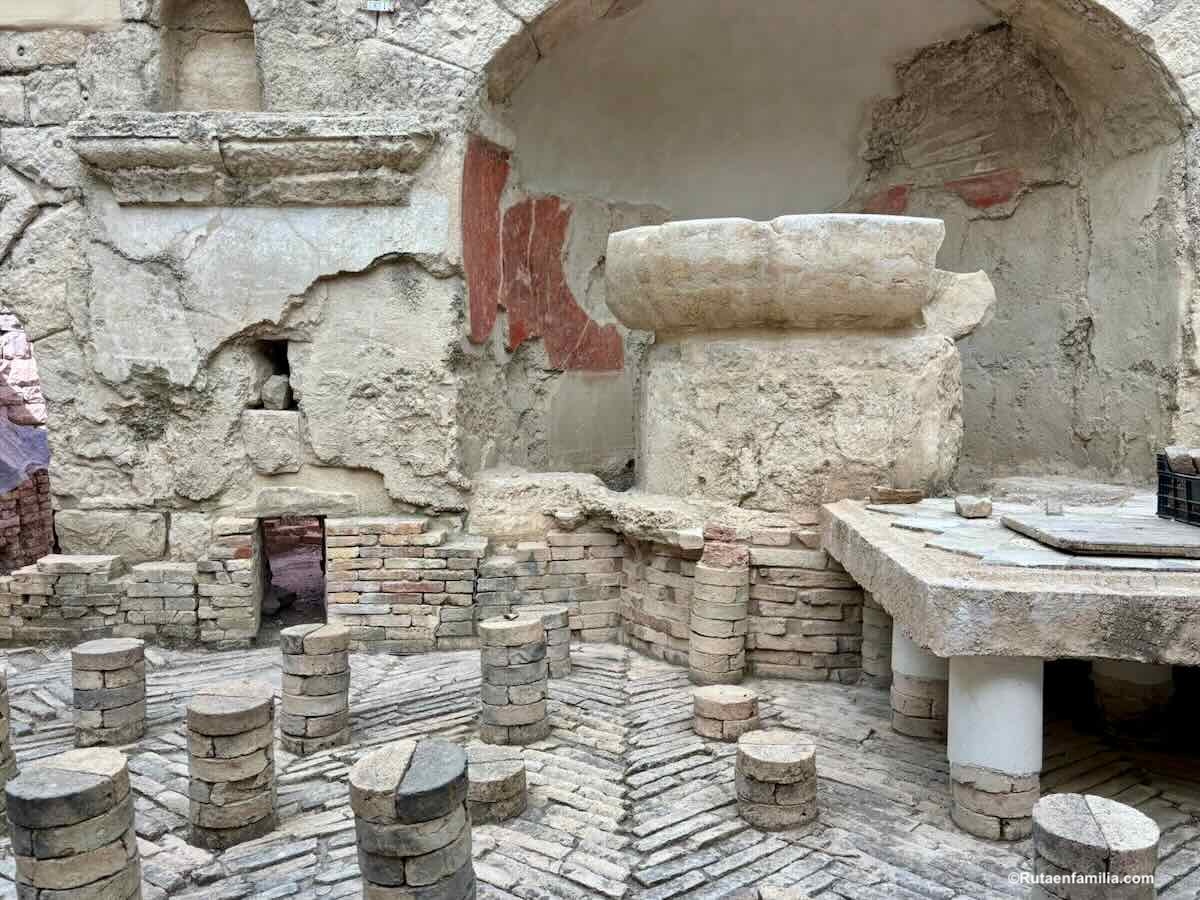 termas de Torreparedones en Baena, Córdoba